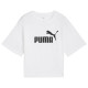 Puma Γυναικεία κοντομάνικη μπλούζα Essentials Cropped No. 1 Logo Relaxed Tee